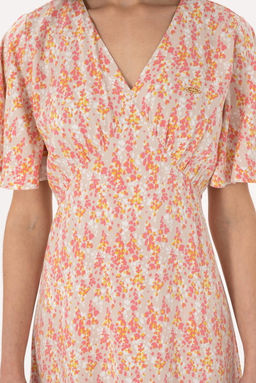 Kad_n A__k Haki Dokuma Elbise Sepette S_rpriz _ndirim - U.s. polo assn фото 5