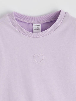 Bisiklet Yaka Nak??l? K?z ?ocuk Ti??rt