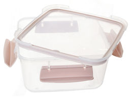 Контейнер 1,2л BATTERFLY LIGHT гермет розовый - Полимербыт фото 2