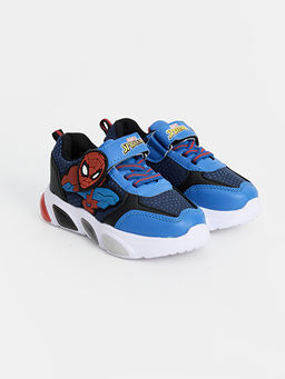 Spider-Man Bask?l? I??kl? Erkek ?ocuk Spor Ayakkab?