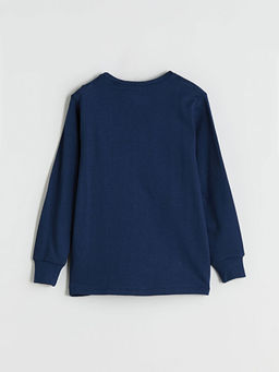 Bisiklet Yaka Erkek ?ocuk Pijama ?st