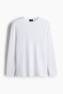 Camiseta en punto gofrado Slim Fit - H&m фото 7