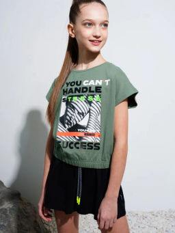 PlayToday / Фуфайка трикотажная для девочек (футболка)