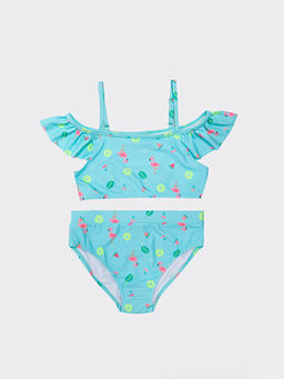 Bask?l? K?z ?ocuk Bikini