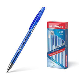 Цена за 2 шт. Ручка гелевая ErichKrause Original Gel Stick R-301 0,5 мм синяя, круглый корпус