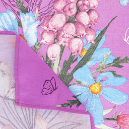 Салфетка хозяйственная 50х60см "Лето" 3, рогожка 171г/м2, хлопок 100%, без упаковки, "Домашняя мода" (Россия)