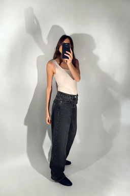 POLYAMIDE TOP WITH WIDE STRAPS - Zara фото 35