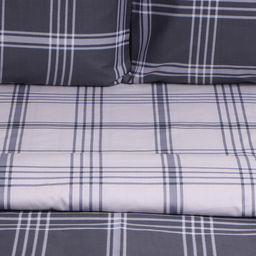 Постельное бельё LoveLife 1,5сп Square gray, 143х215см, 150х225см, 50х70см-2шт, сатин, хлопок 125г/м  фото 2