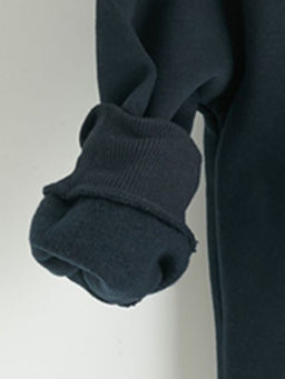 Polo Yaka Bask?l? Erkek ?ocuk Kal?n Sweatshirt