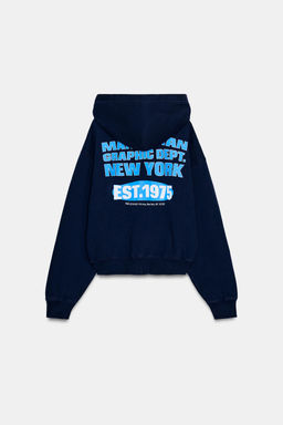 SLOGAN PRINT HOODIE - Zara фото 15