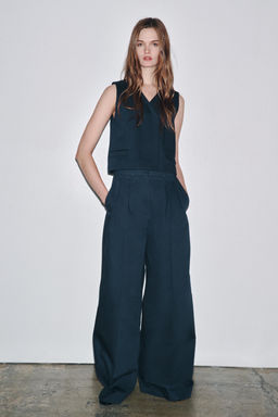 ZW COLLECTION PLEATED TROUSERS - Zara фото 4