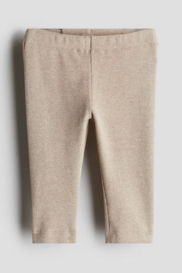 Leggings de algod?n acanalado