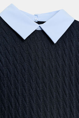 CONTRAST POPLIN SHIRT - Zara фото 10