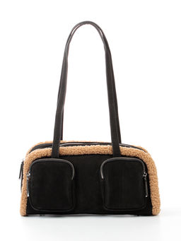 LACCOMA сумка P5659-2-черный эко кожа, искуственный мех полиэстер