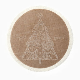 Салфетка сервировочная Merry bright цвет белый, 37*37 см, джут