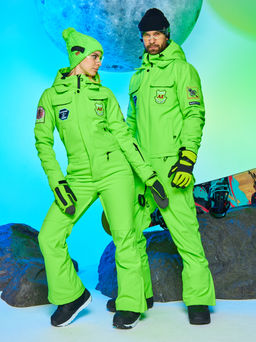 Женский сноубордический горнолыжный комбинезон Alpha Endless Aeternitas 223/2305 FAG - Салатовый  фото 44