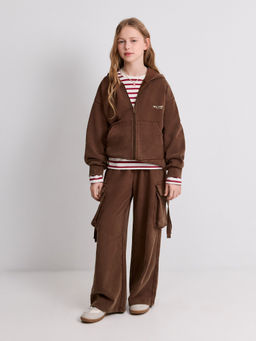 ACOOLA / Брюки детские для девочек Konterra_pn коричневый  фото 4