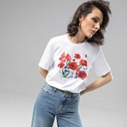 Футболка прямого кроя Великолепна уже утром - Charutti фото 29