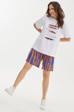 Костюм Magia mody 2438 белый+синий+ оранж