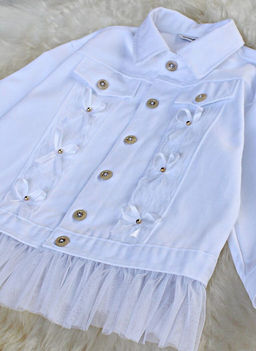 Джинсовка «RoK ЦВЕТ: БЕЛЫЙ (QR)