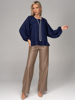 Блузка Бохо (синий) - Эльза фото 5