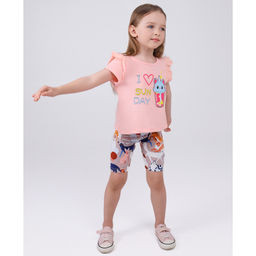 Комплект топ кулирка,велосипедки кулирка с лайкрой 7825100103 - Youlala фото 2