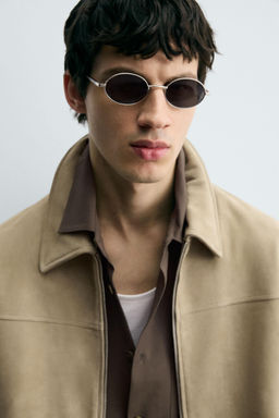 SUEDE LEATHER JACKET - Zara фото 6