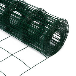 Сетка сварная с ПВХ покрытием, 10×1 м, ячейка 75×100 мм, d=1 мм, металл, Greengo