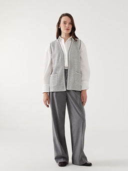 V Yaka Ekose Kad?n Yelek