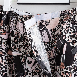 Набор для сауны Этель Леопард парео 80*144 см + чалма, вафля 200г/м2, 100% хл  фото 13