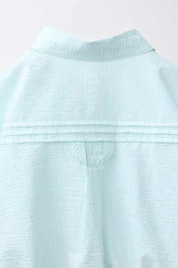 CAMISA RAYAS PENN  / Verde / Crudo - Zara фото 5