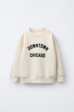 FLOCK TEXT SWEATSHIRT