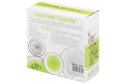 Салатник 18*18*7 см 1 л "Кантри" зеленый