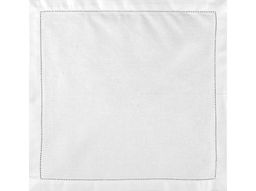 01с-44ЯК Салфетка 45*45 "Романтика" цв. белый (по 6 шт