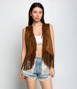 Жилет #КТ9833, коричневый