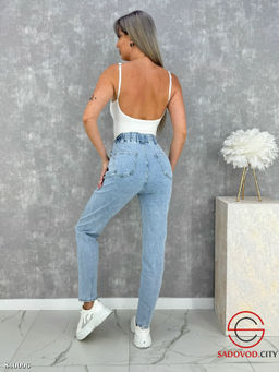 Джинсы с высокой посадкой - Bruno фото 3