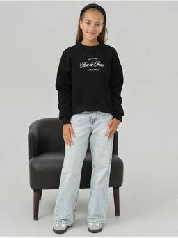 Свитшот Начес Клуб Черный Девочка - София фото 8