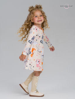 Платье Эля солнечные котики