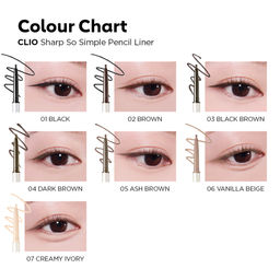 Sharp So Simple Waterproof Pencil Liner #09 Rose - Водостойкий карандаш для век в оттенке #09 Rose, 0,14 г