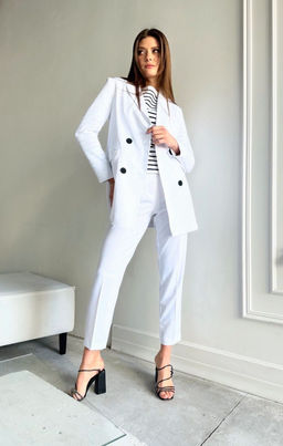 Жакет AURA 1057-164 белый  фото 3