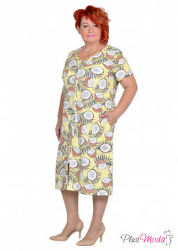 Халат Модель №1843 размеры 44-84 - Plusmoda фото 5