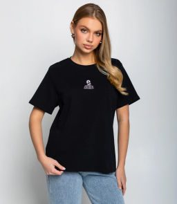 Футболка #КТ6120, чёрный