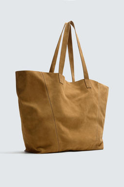 LEATHER TOTE BAG - Zara фото 10