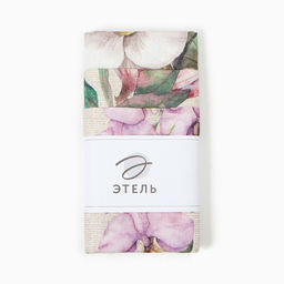 Набор полотенец Этель Цветочное настроение 45?70 см - 3 шт., репс 167 г/м?, хлопок