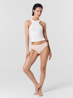 Трусы женские бразилиана мультипак (3шт.) в бежевом цвете - Mark formelle фото 4