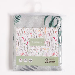 Скатерть Доляна Tropics, 110?144 см, 100% хлопок, 164 г/м?