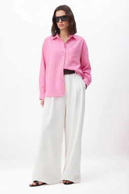 Pembe Genis Kal?p Modal Gomlek TWOSS26GO00077