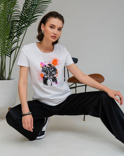 Футболка из хлопка FPP023 - Sahar art lab фото 3