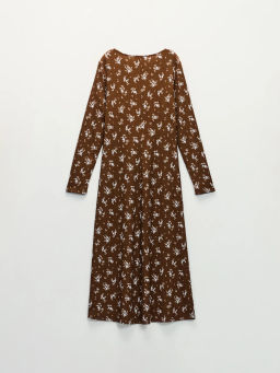 Платье миди с цветочным принтом / Zarina фото 8