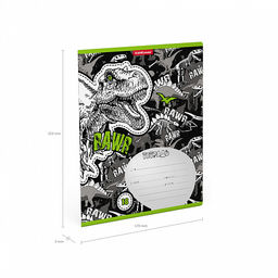 Цена за 10 шт. Тетрадь школьная ученическая ErichKrause Dinosaur Park, 18 листов, линейка (в плёнке по 10 шт.)  фото 9